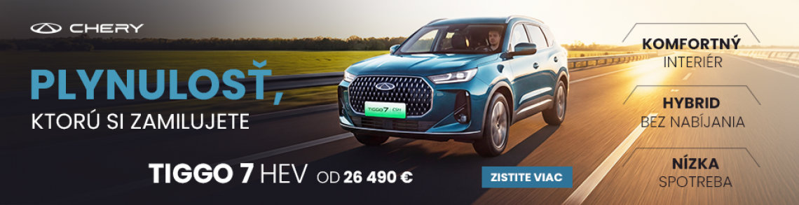 Chery Tiggo 7 Hybrid. Cena od 26 490 EUR.